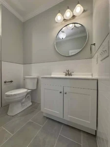 After photo from the Reiker project, highlighting the completed transformation and craftsmanship.