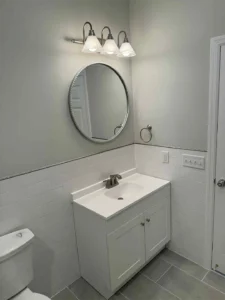 After photo from the Reiker project, highlighting the completed transformation and craftsmanship.