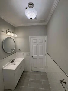 After photo from the Reiker project, highlighting the completed transformation and craftsmanship.